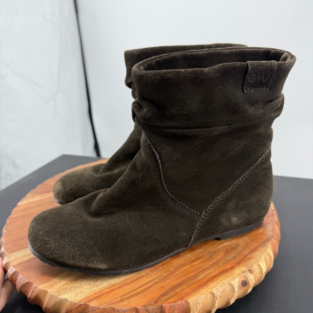 Emu Kimba lo Chocolate Suede Slouch ankle‎ Boot sz 9